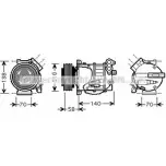 Компрессор кондиционера AVA QUALITY COOLING 4045385215935 VOAK144 RWI V7 Volvo XC90 1 (275) Кроссовер 4.4 V8 AWD 320 л.с. 2004 – 2005