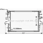 Радиатор охлаждения двигателя AVA QUALITY COOLING VW2230 Volkswagen Multivan (T5, 7HM) 1 Минивэн 2.0 115 л.с. 2003 – 2015 PH6K5 O DBCA2M