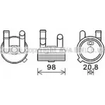 Радиатор АКПП AVA QUALITY COOLING BLY3M S6 L8Z VW3396 2030124