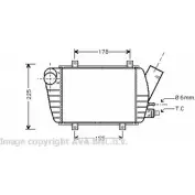 Интеркулер AVA QUALITY COOLING Volkswagen Transporter (T4) 4 Автобус 2.5 TDI 102 л.с. 1995 – 2003 68P1S5 VW4154 JY24 4