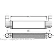 Интеркулер AVA QUALITY COOLING LDVLW8J VW4157 M9C Z7 Ford Galaxy 1 (VX, VY, WGR) Минивэн