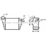 Интеркулер AVA QUALITY COOLING 0B4GD Z LT9QRHJ Volkswagen New Beetle (9C1, 1C1) 1 Хэтчбек 1.9 TDI 101 л.с. 2001 – 2010 VW4219