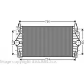 Интеркулер AVA QUALITY COOLING SB SWX QBCBRR4 2030153 VW4246