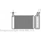 Радиатор печки, теплообменник AVA QUALITY COOLING 2030226 VW6061 QBKD7J 92A CHCF