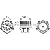 Моторчик печки AVA QUALITY COOLING Volkswagen Transporter (T4) 4 Грузовик 1.9 D 61 л.с. 1990 – 1995 VJ7MQ8 093 7D VW8345