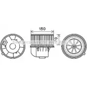 Моторчик печки AVA QUALITY COOLING O7C WGR CDX7ZS Seat Alhambra VW8354