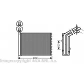 Радиатор печки, теплообменник AVA QUALITY COOLING VWA6201 2030417 B44ASI V1 V4STM