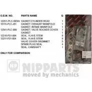 Комплект прокладок двигателя NIPPARTS ZDI7S M 8711768105310 2032459 J1244102