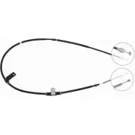 Трос ручника NIPPARTS J14867 J5 D8EH Mitsubishi Galant 7 (E5, E7, E8) 1992 – 1996 8711768499082