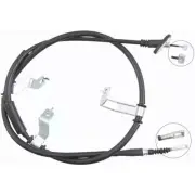 Трос ручника NIPPARTS Hyundai Tucson (JM) 1 Кроссовер 2.0 CRDi AWD 136 л.с. 2006 – 2010 T K6HIQ J19809 8718638564642