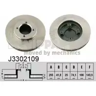 Тормозной диск NIPPARTS J3302109 2037499 3I0 BEXE 8711768051440