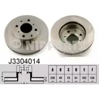 Тормозной диск NIPPARTS J3304014 BPVP R 8711768051976 2037594