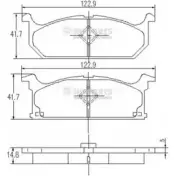 Тормозные колодки дисковые, комплект NIPPARTS 2038384 8711768057077 CR 5BMW J3608004