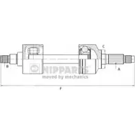 Приводной вал NIPPARTS G8FU J Nissan Micra N2801004 8711768857462