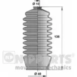 Пыльник рулевой рейки NIPPARTS N2842033 8711768850074 Toyota Starlet I 635DZR
