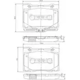 Тормозные колодки дисковые, комплект NIPPARTS Honda Legend 4 (KB) Седан 3.7 VTEC V6 4WD (KB2) 295 л.с. 2008 – 2012 8711768480257 2J7Q EYB N3604070