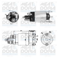 Втягивающее реле MEAT & DORIA 3 708 46291 ZM3708 Mercedes C-Class (C204) 3 Купе 2.1 C 250 CDI (2003) 204 л.с. 2011 – наст. время