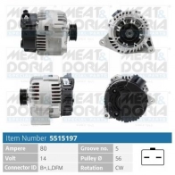 Генератор MEAT & DORIA RNI FNN Peugeot 106 5515197