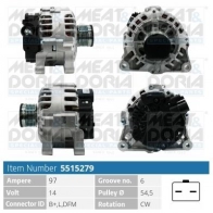 Генератор MEAT & DORIA 5515279 Peugeot Q5DRC0 M