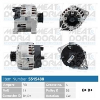 Генератор MEAT & DORIA 5515488 Peugeot 106 UH 54XG