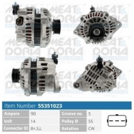 Генератор MEAT & DORIA 55351023 2 CBGS Subaru Outback