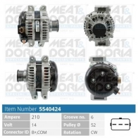 Генератор MEAT & DORIA D 57CS 5540424 Jeep Cherokee (KK) 4 2007 – 2013