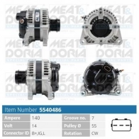 Генератор MEAT & DORIA Suzuki Grand Vitara 5540486 5ZM 5H8