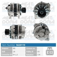 Генератор MEAT & DORIA 5620119 EKW4KR W 1440468017