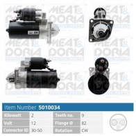 Стартер MEAT & DORIA Opel Zafira (B) 2 2005 – 2014 6RAS 2NU 5010034