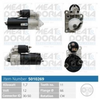 Стартер MEAT & DORIA CJ8 G2 5010269 Renault Clio (KR) 3 Универсал