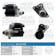 Стартер MEAT & DORIA DP6N D5S Audi A3 (8P) 2 2003 – 2012 5015125R