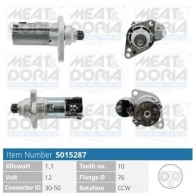 Стартер MEAT & DORIA Volkswagen Caddy (2KA, 2KH, 2CA, 2CH) 3 Фургон 2.0 SDI 70 л.с. 2004 – 2010 0DTFY 39 5015287