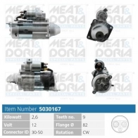 Стартер MEAT & DORIA 5030167 S4J1J 0B Peugeot Boxer 2 (230ZCT) Кабина с шасси 2.8 HDI 128 л.с. 2000 – 2002