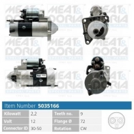 Стартер MEAT & DORIA 3B 4BSG 5035166 Renault Master (ED) 2 Кабина с шасси 2.8 dTI 114 л.с. 1998 – 2001