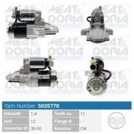 Стартер MEAT & DORIA Mazda 6 (GY) 1 Универсал 2.3 AWD 162 л.с. 2002 – 2007 5035770 7 76VHE