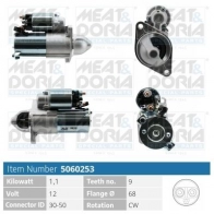 Стартер MEAT & DORIA 4YG K0 5060253 Opel Astra (H) 3 Универсал 1.8 (L35) 05 140 л.с. 2005 – 2014