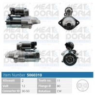 Стартер MEAT & DORIA L JR82 Hyundai Santa Fe (DM) 3 Кроссовер 2.0 CRDi 150 л.с. 2012 – наст. время 5060310
