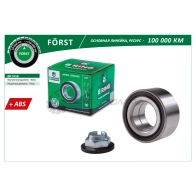 Подшипник ступицы FORD Mondeo III (00-) (передний комплект) (40x75x37 с ABS) B-RING 19PZ QC BK1438 1441289943