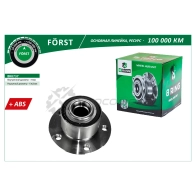 Ступица с подшипиком в сборе VOLVO S60 II (10-), V60 (10-) (передний) (d=136.5 с ABS) B-RING 1441290681 R9BY EQR BK0737