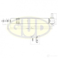 Амортизатор подвески G.U.D. 4274443 GSA343302 D300 3FL