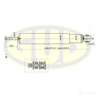 Амортизатор подвески G.U.D. C 6IQL GSA343047 4274435
