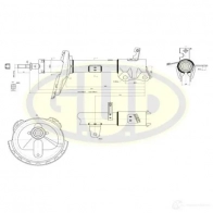 Амортизатор подвески G.U.D. GSA334395 1422944403 8 4N0PGB