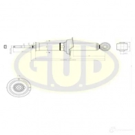 Амортизатор подвески G.U.D. GSA341455 1422944392 JUJ4NG Z