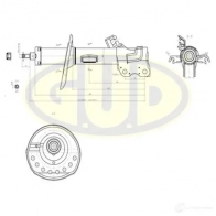 Амортизатор подвески G.U.D. 1422944426 GSA339755 SG X8BQ