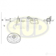 Амортизатор подвески G.U.D. GSA339754 1422944425 D O94R