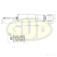 Амортизатор подвески G.U.D. GSA444119 4274470 L7 JP4