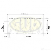 Пружина подвески G.U.D. 4H20 R 4274025 GCS272918