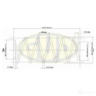 Пружина подвески G.U.D. 4272918 GCS004215 6EB1 I