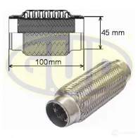Гофра глушителя усиленная 45x100 G.U.D. P CXA2O7 GFP345100HD 1439704302