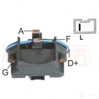 Щетки генератора, с регулятором MESSMER 215731 G4 B6EUL 2628509